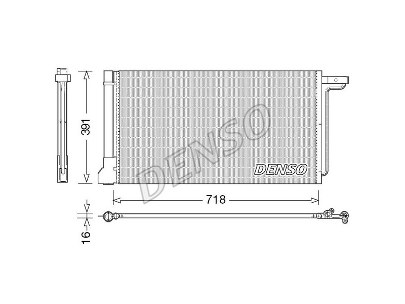 Denso DCN10028 Конденсер — Photo #2 Denso DCN10028 Конденсер — Photo #2