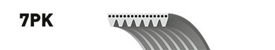 Gates 7PK2060 Belt v Gates 7PK2060 Belt v