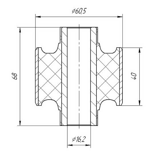 Metgum 2406 Cabin mounting