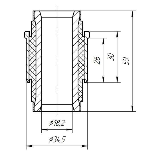 Metgum 2427 Bushing stabilizer Metgum 2427 Bushing stabilizer