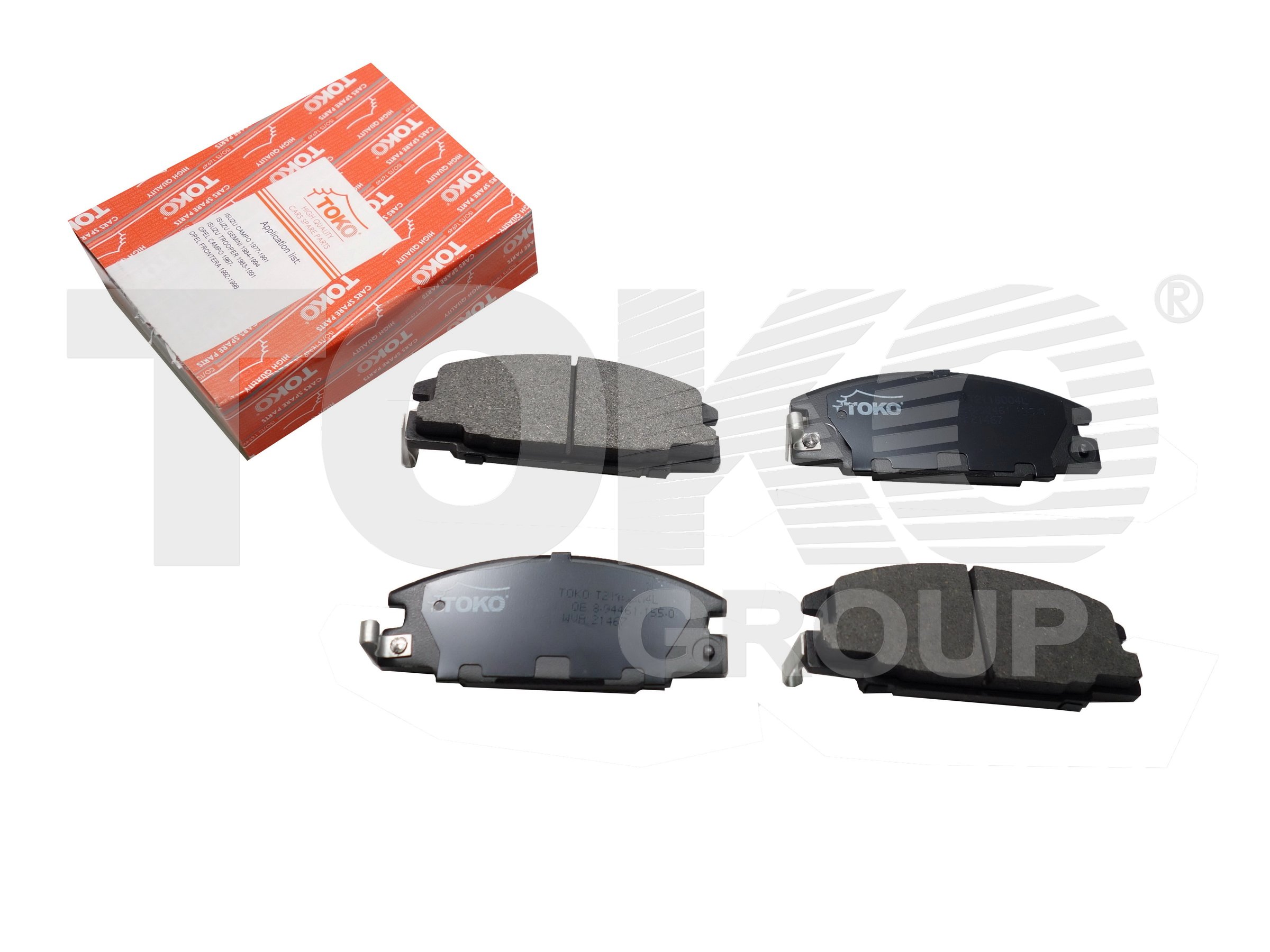 TOKO T2118004L Brake pads