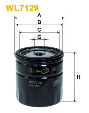 Wix Filters WL7129 Фільтр масляний
