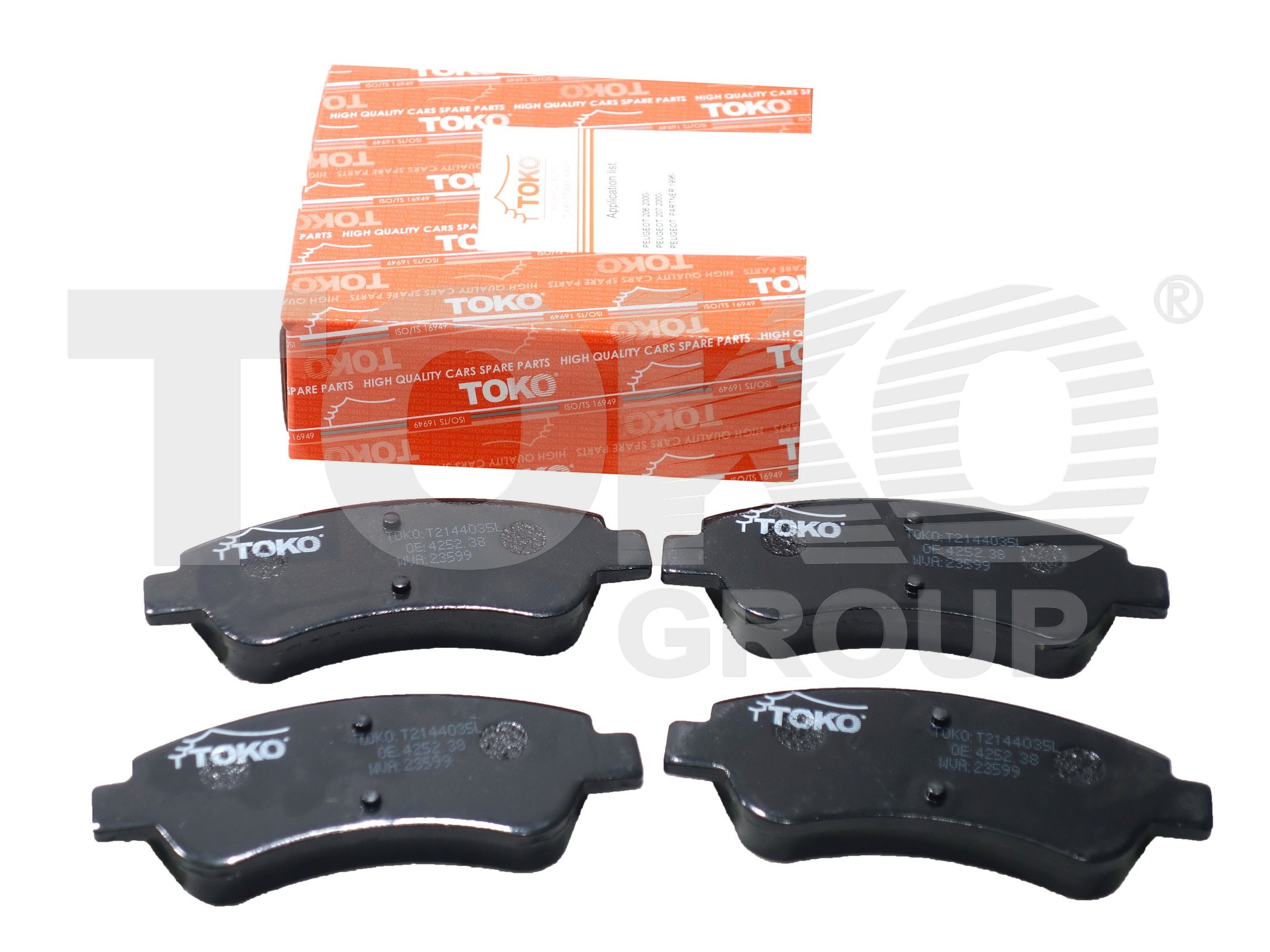 TOKO T2144035L Brake pads TOKO T2144035L Brake pads