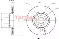 Metzger 6110521 Диск гальмівний