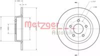 Metzger 6110604 Brake disc