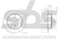 S.B.S. 1815314049 Диск гальмівний