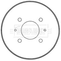 Borg & Beck BBR7235 Bremstrommel