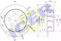 Icer 78BD8326-2 Диск гальмівний