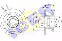Icer 78BD8772-1 Диск тормозной