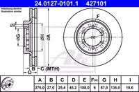 Ate 24.0127-0101.1 Диск гальмівний