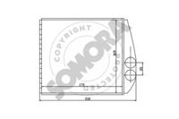 Somora 212550 Радіатор обігрівача салону