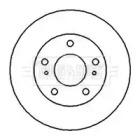 Borg & Beck BBD4138 Brake disc