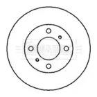 Borg & Beck BBD4155 Brake disc