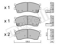 Metelli 22-0512-0 Brake pads Metelli 22-0512-0 Brake pads