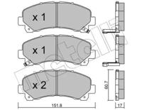 Metelli 22-0902-0 Brake pads