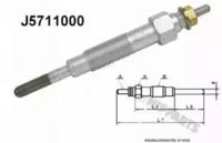 Nipparts J5711000 Свічка розжарювання