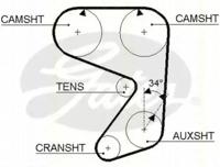 Triscan 86455004 Belt timing Triscan 86455004 Belt timing