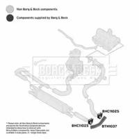 Borg & Beck BTH1037 Патрубок інтеркулера Borg & Beck BTH1037 Патрубок інтеркулера