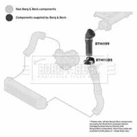 Borg & Beck BTH1199 Патрубок інтеркулера