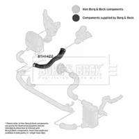 Borg & Beck BTH1422 Патрубок інтеркулера Borg & Beck BTH1422 Патрубок інтеркулера