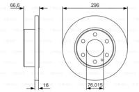 Bosch 0 986 479 V17 Brake disc Bosch 0 986 479 V17 Brake disc