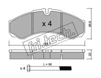Fri.Tech. 221.0 Brake pads