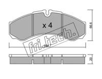 Fri.Tech. 221.6 Brake pads