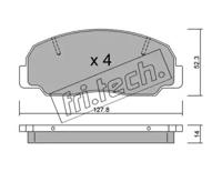 Fri.Tech. 248.0 Brake pads