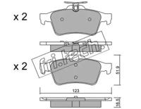 Fri.Tech. 346.1 Brake pads