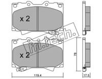 Fri.Tech. 468.0 Brake pads