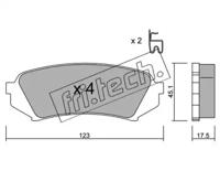 Fri.Tech. 469.0 Brake pads