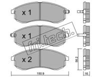 Fri.Tech. 498.0 Brake pads