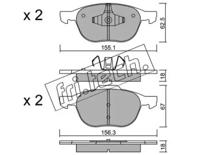 Fri.Tech. 550.0 Колодки тормозные
