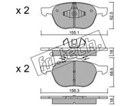 Fri.Tech. 550.1 Колодки тормозные