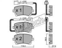 Fri.Tech. 570.1 Brake pads