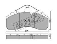 Fri.Tech. 601.0 Brake pads