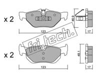 Fri.Tech. 658.0 Brake pads