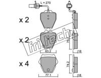Fri.Tech. 790.1 Brake pads