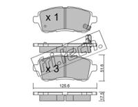 Fri.Tech. 809.0 Brake pads