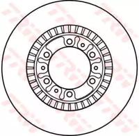 TRW DF4077 Brake disc