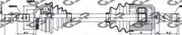 GSP 262001 Drive shaft assy