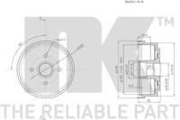 NK 255209 Барабан гальмівний NK 255209 Барабан гальмівний