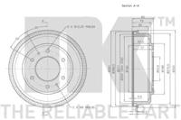 NK 263001 Bremstrommel