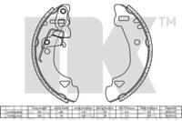 NK 2723548 Brake pads