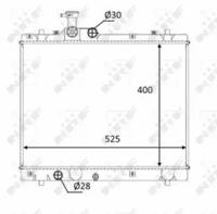 NRF 58397 Радіатор