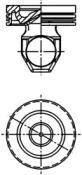 Kolbenschmidt 40338600 Поршень двигуна Kolbenschmidt 40338600 Поршень двигуна