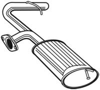 Walker 22450 Глушитель выхлопных газов конечный Walker 22450 Глушитель выхлопных газов конечный