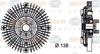 Hella 8MV 376 732-201 Віскомуфта Hella 8MV 376 732-201 Віскомуфта