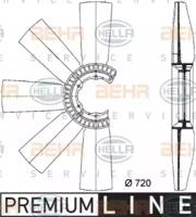 Hella 8MV 376 733-091 Крильчатка Hella 8MV 376 733-091 Крильчатка