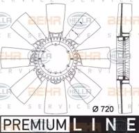 Hella 8MV 376 757-421 Крыльчатка вентилятора охлаждение двигателя Hella 8MV 376 757-421 Крыльчатка вентилятора охлаждение двигателя